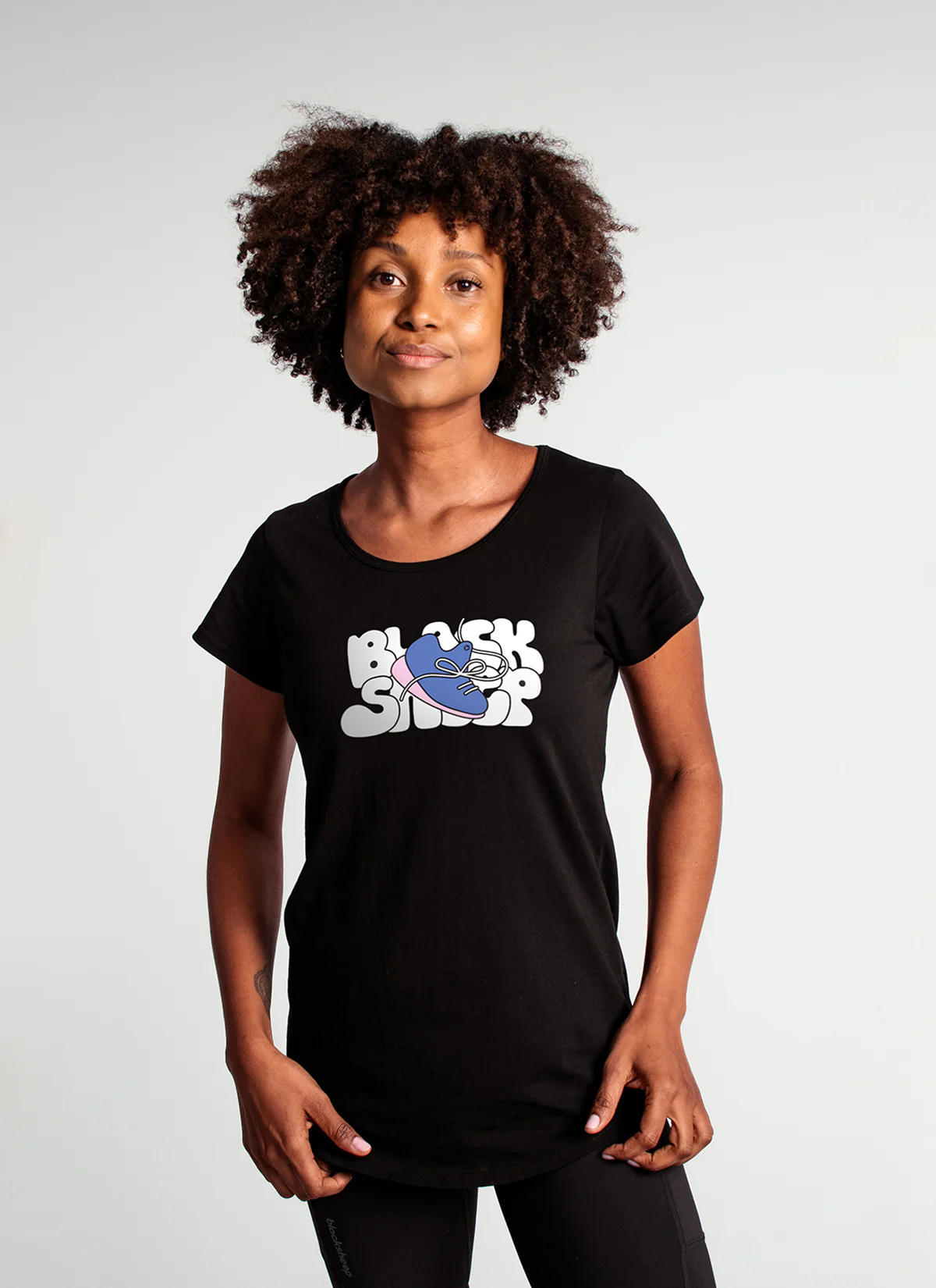Women's ActiveCotton Tee - Sports Club Black - Image 3