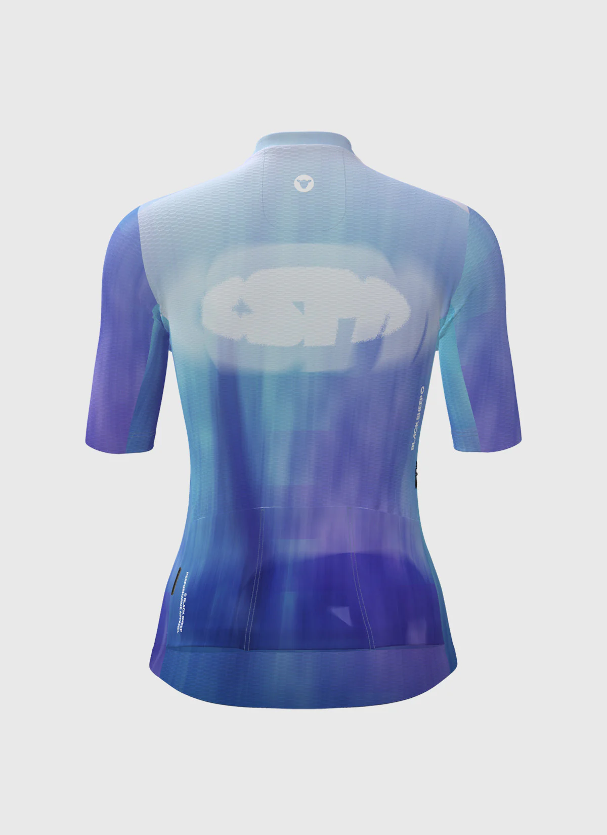 Women's Aero SS Jersey - Indigo Fractel - Image 5